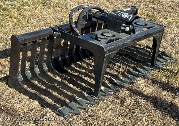 image for item DO0123 KC skid steer grapple bucket