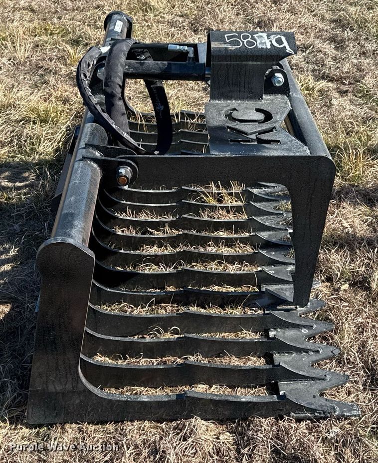 image for item DO0123 KC skid steer grapple bucket