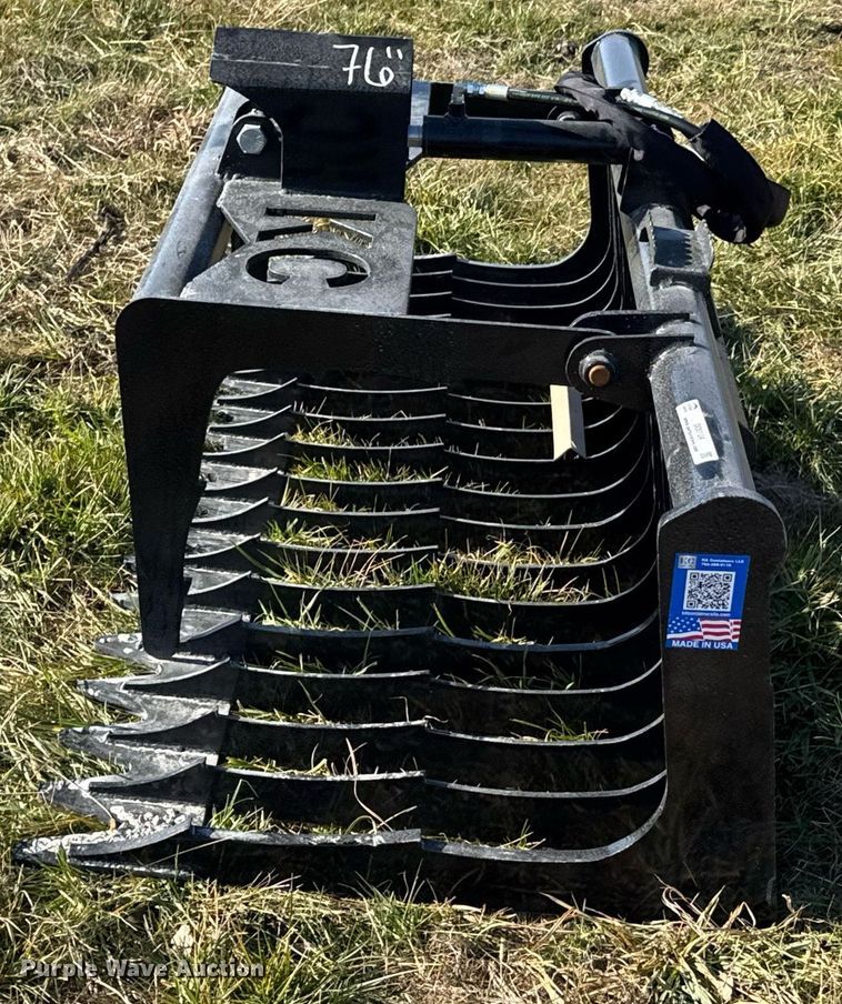 image for item DO0124 KC skid steer grapple bucket