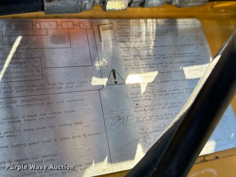 image for item DO0136 TurboSaw skid steer tree saw