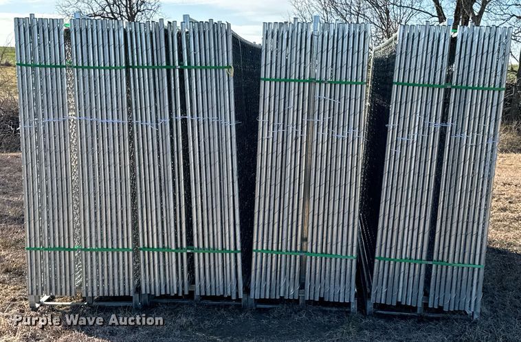 image for item DO0148 (80) chain link fence panels