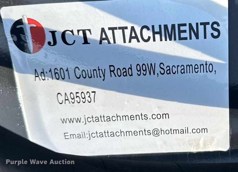 image for item DO0195 JCT Attachments skid steer roller