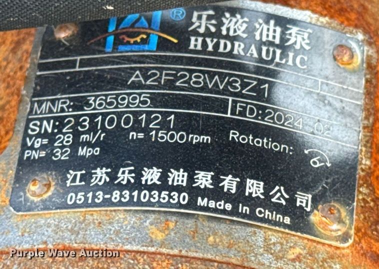 image for item DO0196 JCT Attachments skid steer roller