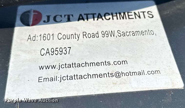 image for item DO0196 JCT Attachments skid steer roller