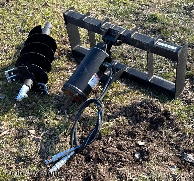 image for item DO0204 JCT Attachments skid steer auger