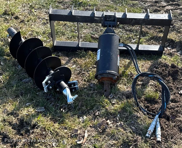 image for item DO0204 JCT Attachments skid steer auger