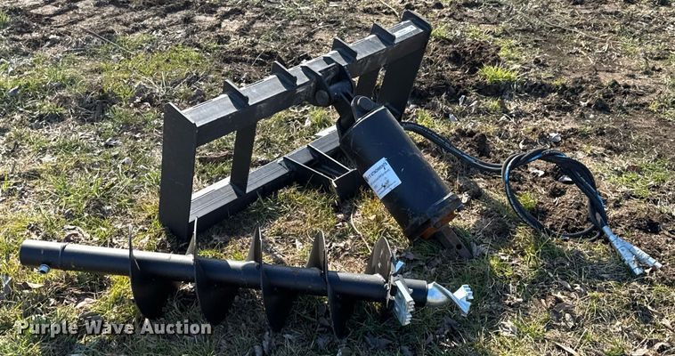 image for item DO0204 JCT Attachments skid steer auger
