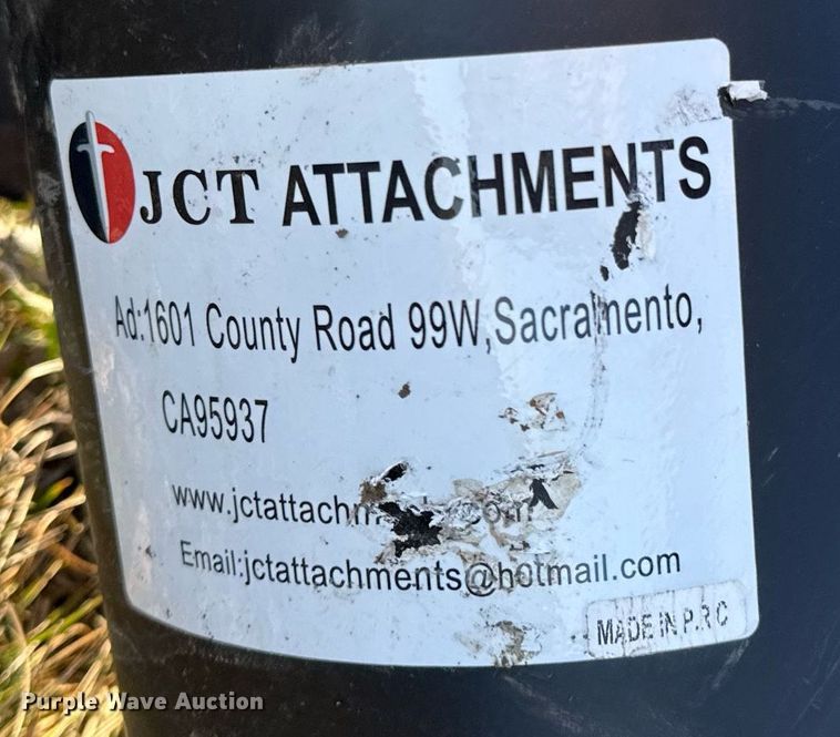 image for item DO0204 JCT Attachments skid steer auger