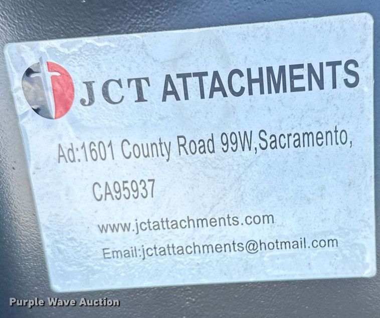 image for item DO0205 JCT Attachments skid steer bucket