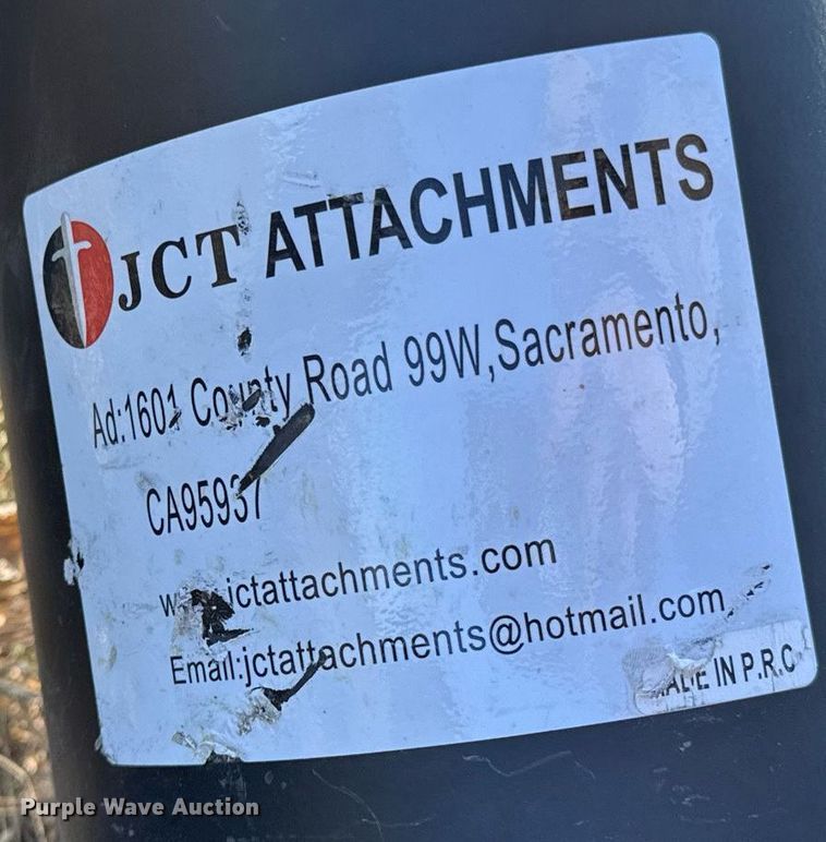 image for item DO0209 JCT Attachments skid steer auger