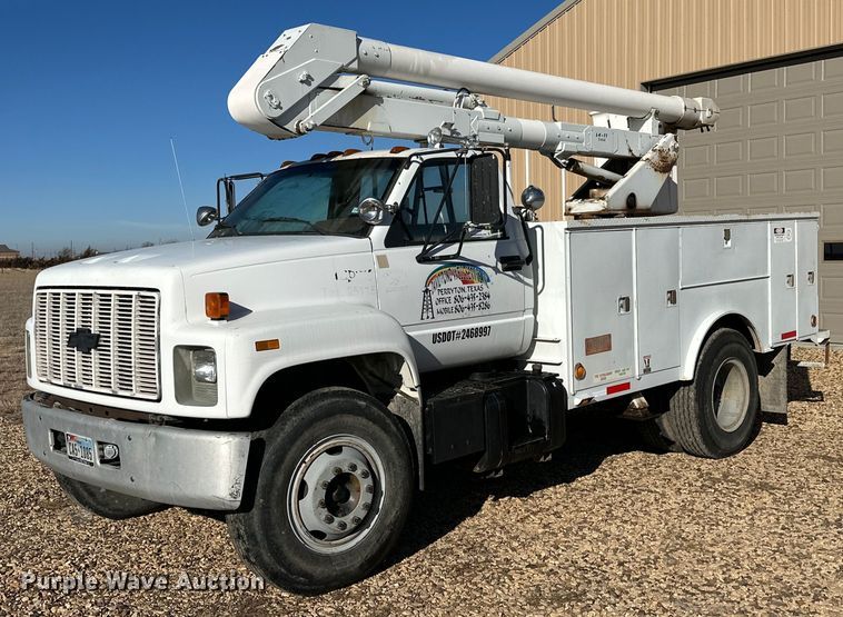 image for item DP6100 1991 Chevrolet Kodiak C6500 bucket truck