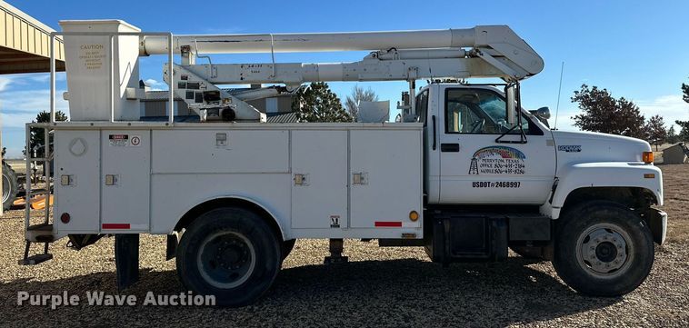 image for item DP6100 1991 Chevrolet Kodiak C6500 bucket truck