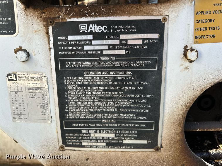 image for item DP6100 1991 Chevrolet Kodiak C6500 bucket truck