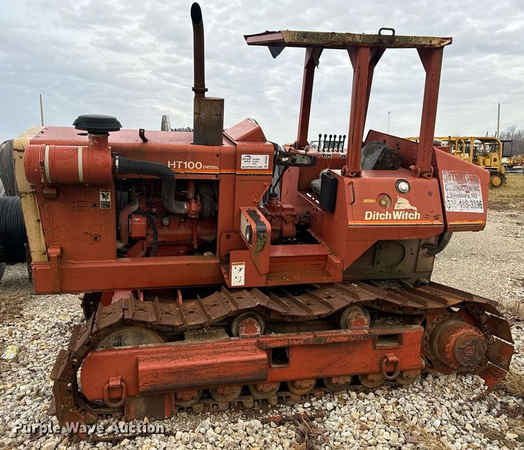 image for item DP6825 1996 Ditch Witch HT100 cable plow