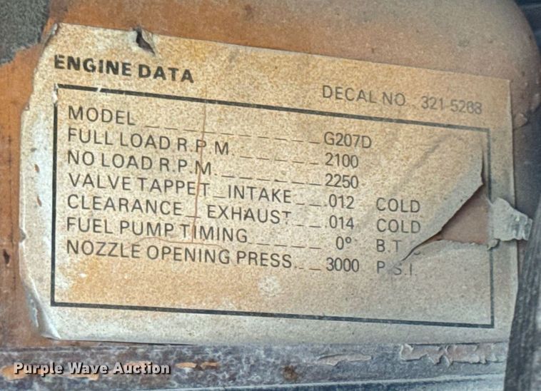 image for item DP6827 1978 Case 580C backhoe