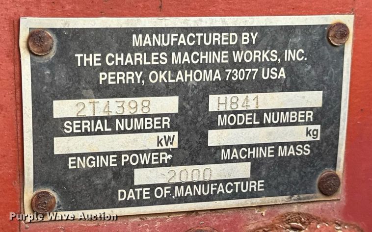 image for item DP6828 2000 Ditch Witch 8020T rock saw