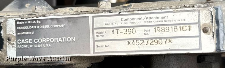 image for item DP6829 1996 Case 580 Super L backhoe