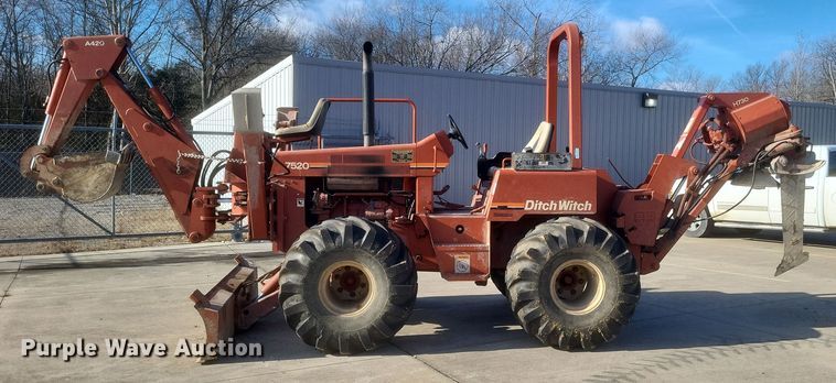 image for item DS5180 1992 Ditch Witch 7520DD cable plow