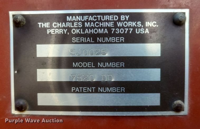 image for item DS5180 1992 Ditch Witch 7520DD cable plow