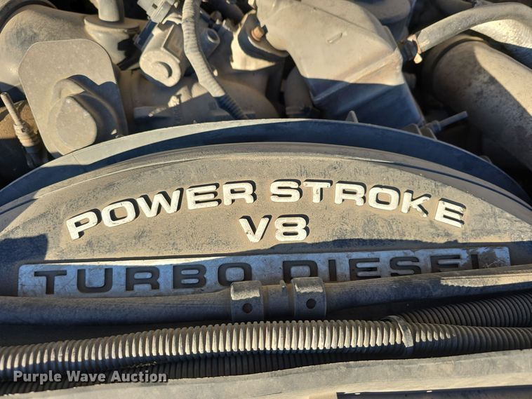 image for item DV0185 2009 Ford F450 Super Duty XL Crew Cab flatbed truck