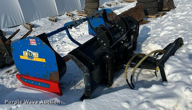 image for item DV0556 Kage  skid steer snow pusher