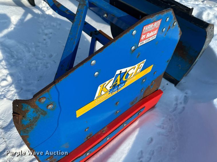 image for item DV0556 Kage  skid steer snow pusher