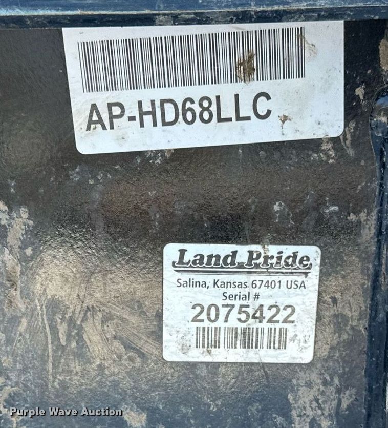 image for item DV0565 2022 Land Pride  68