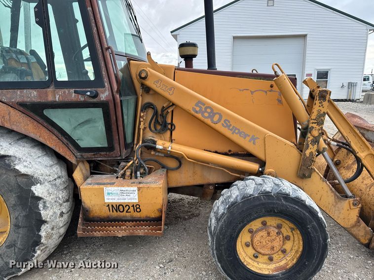 image for item DW2456 1994 Case 580 Super K  backhoe