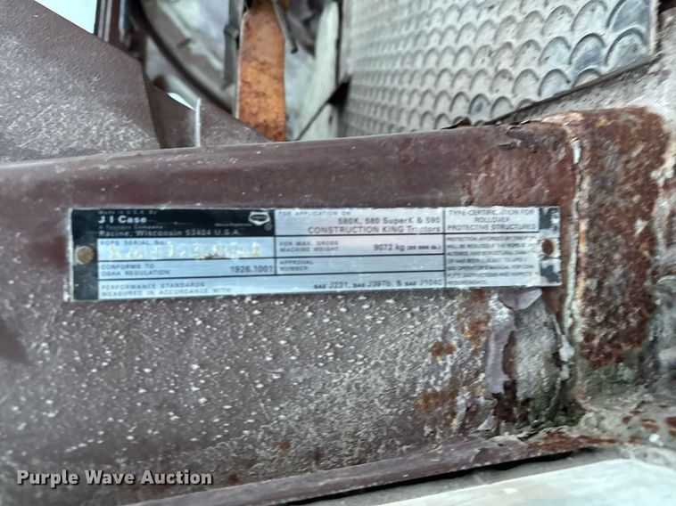 image for item DW2456 1994 Case 580 Super K  backhoe