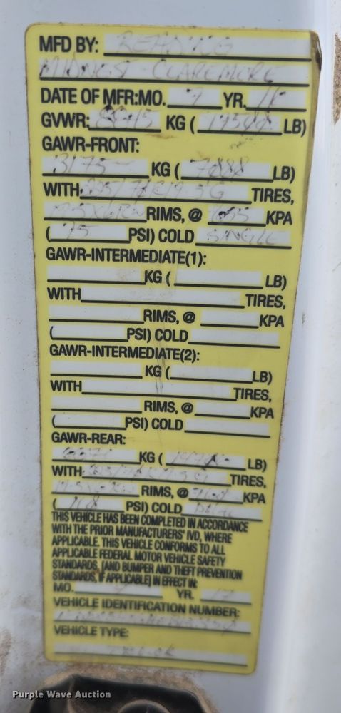 image for item DW3032 2017 Ford F550 Super Duty XL SuperCab utility / service truck