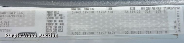 image for item EG1067 2007 Freightliner  Business Class M2 Crew Cab utility / service truck