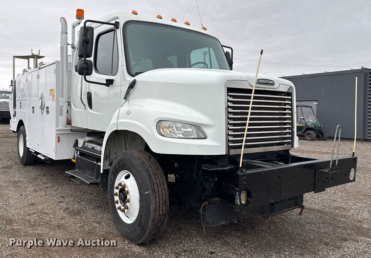 image for item EG2252 2013 Freightliner Business Class M2 Crew Cab utility / service truck