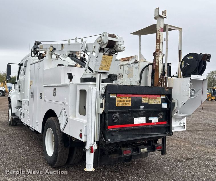 image for item EG2252 2013 Freightliner Business Class M2 Crew Cab utility / service truck