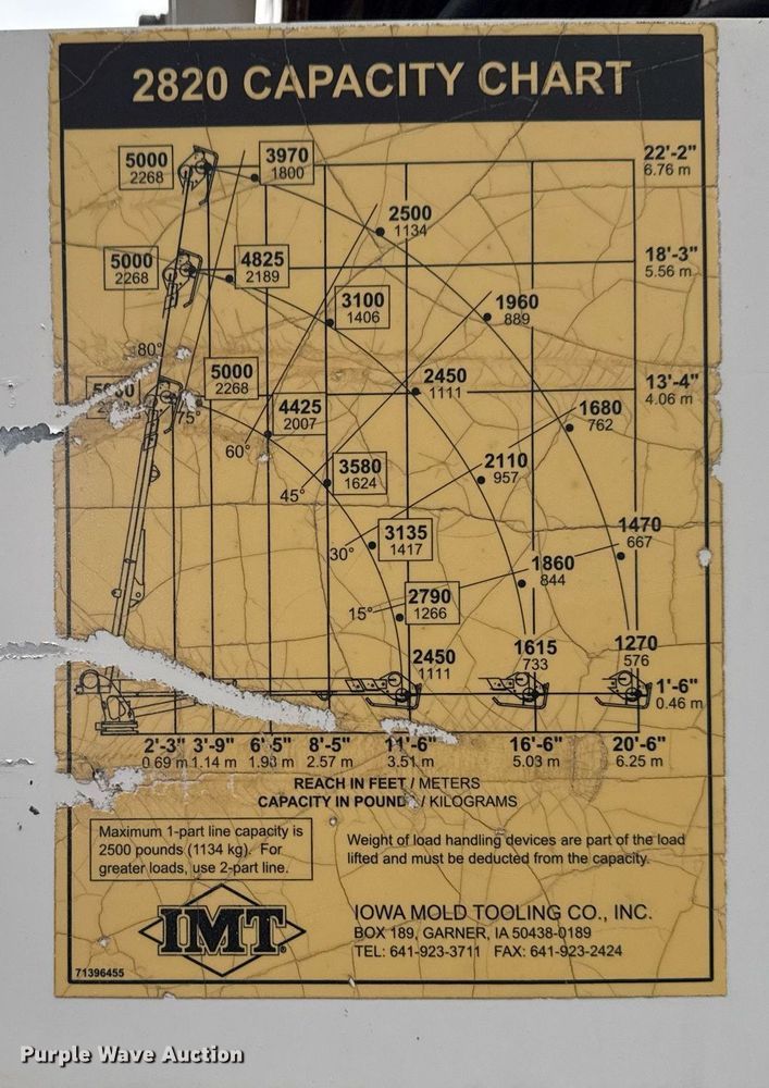 image for item EG2252 2013 Freightliner Business Class M2 Crew Cab utility / service truck