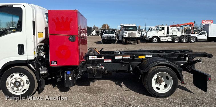 image for item EG2353 2016 Isuzu NPR roll-off container truck