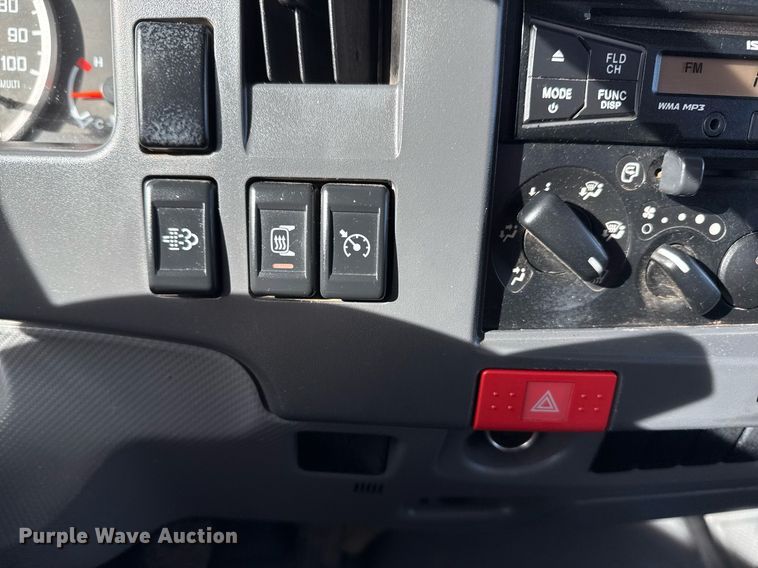 image for item EG2353 2016 Isuzu NPR roll-off container truck