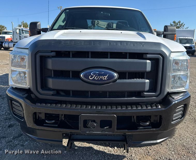 image for item EG2404 2015 Ford F350 Super Duty SuperCab utility bed pickup truck