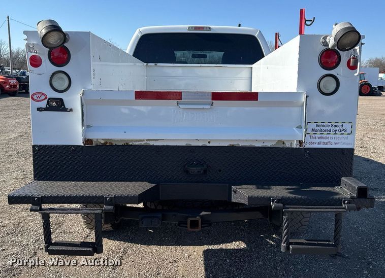 image for item EG2404 2015 Ford F350 Super Duty SuperCab utility bed pickup truck