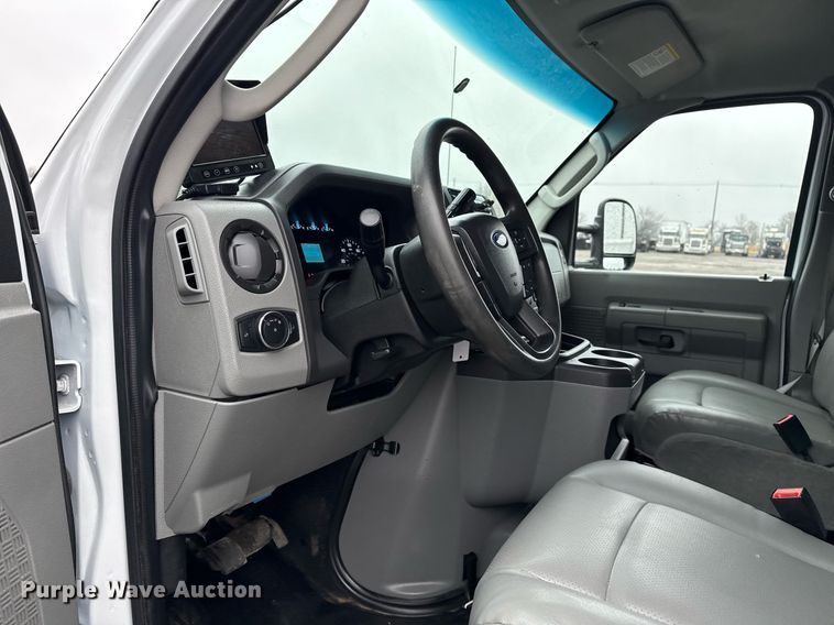 image for item EG2415 2022 Ford E350 Super Duty van with bucket lift