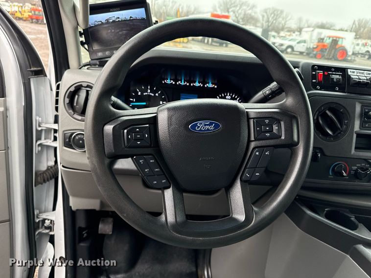 image for item EG2415 2022 Ford E350 Super Duty van with bucket lift