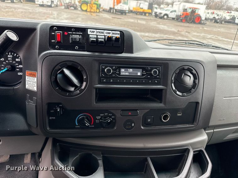 image for item EG2415 2022 Ford E350 Super Duty van with bucket lift