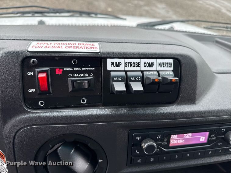 image for item EG2415 2022 Ford E350 Super Duty van with bucket lift