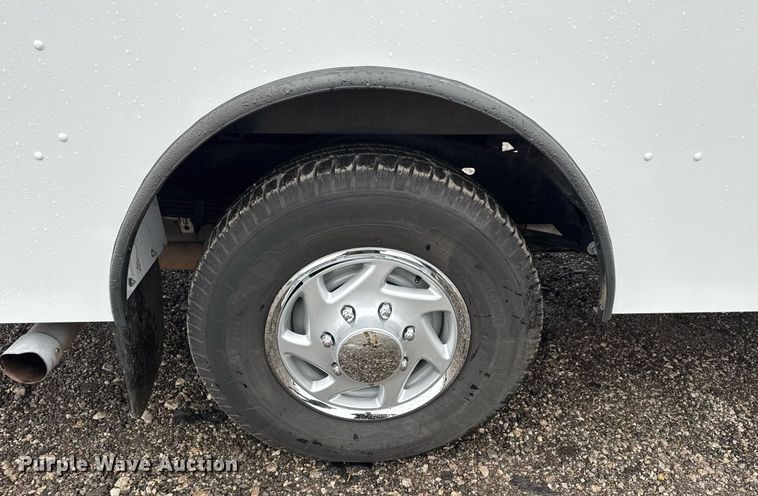 image for item EG2415 2022 Ford E350 Super Duty van with bucket lift