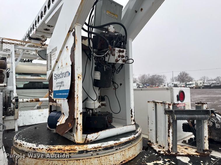 image for item EG2421 2006 International 4300 cable placer bucket truck 