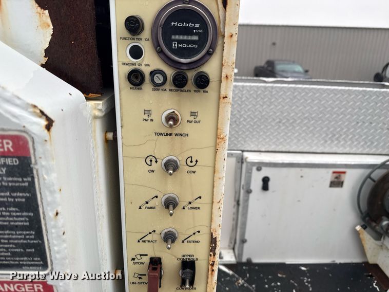 image for item EG2421 2006 International 4300 cable placer bucket truck 