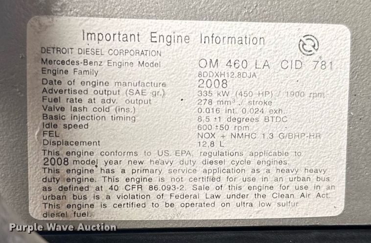 image for item EG2423 2010 Freightliner Business Class M2 crane truck