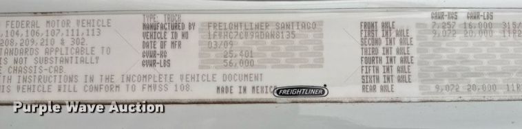 image for item EG2424 2010 Freightliner Business Class M2 crane truck