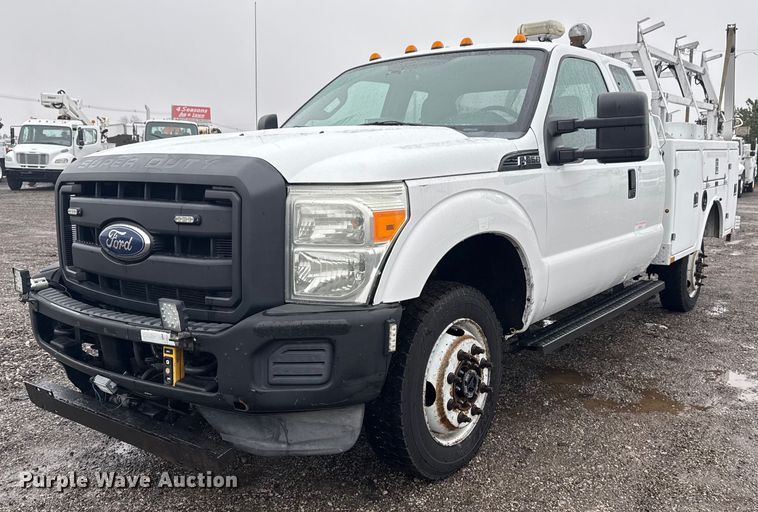 image for item EG2425 2011 Ford F350 Super Duty SuperCab utility bed pickup truck
