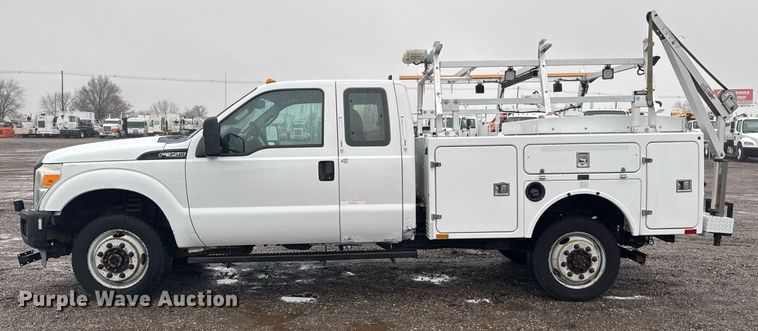 image for item EG2425 2011 Ford F350 Super Duty SuperCab utility bed pickup truck