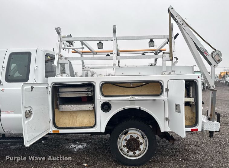 image for item EG2425 2011 Ford F350 Super Duty SuperCab utility bed pickup truck